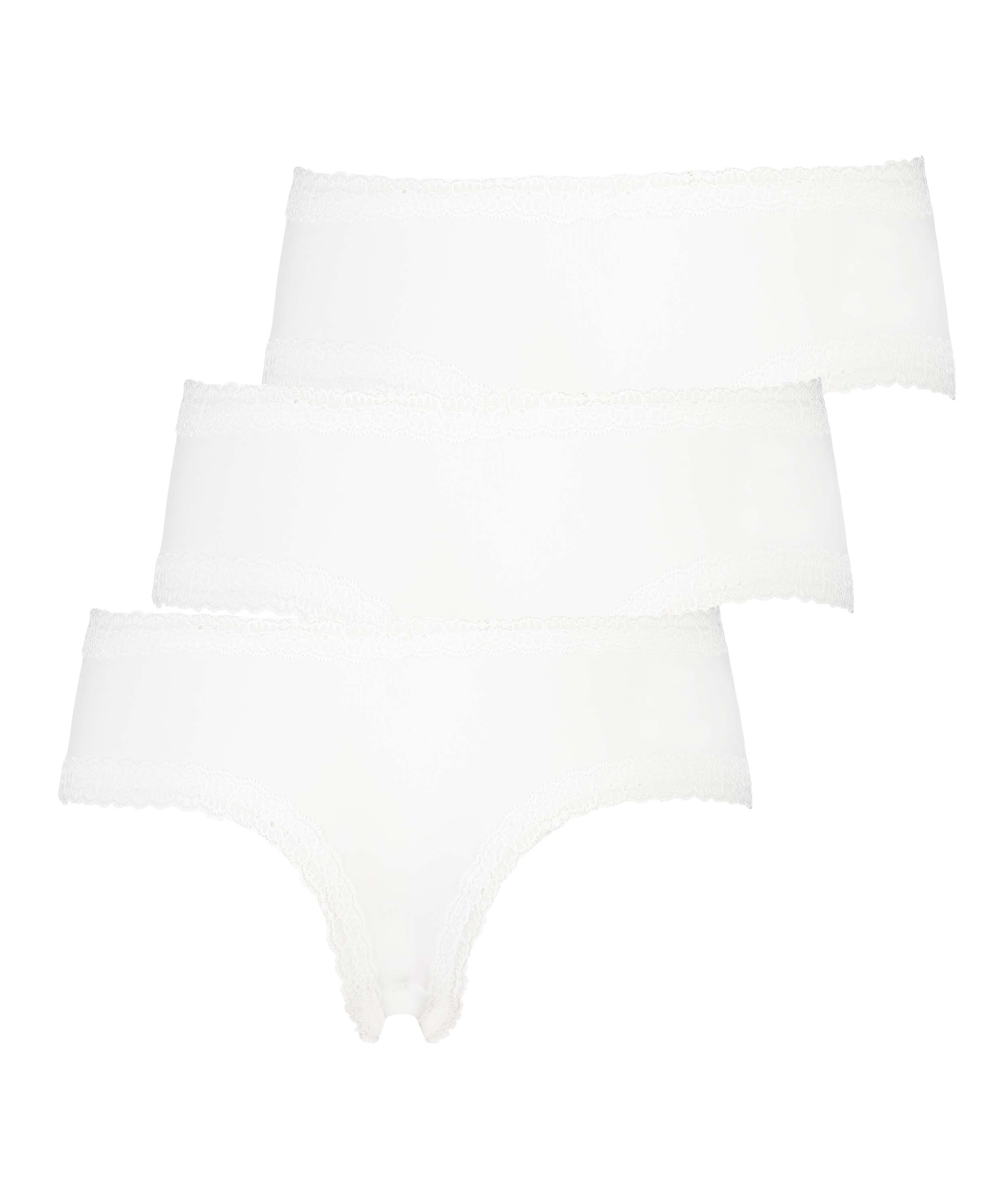 Lot de 3 slips brésiliens London, Blanc, main