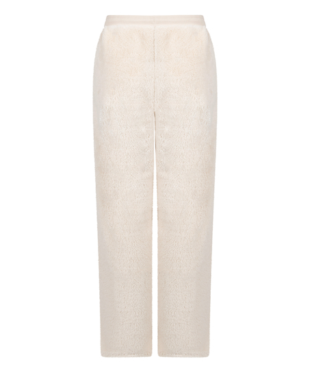 Pantalon Fluffy Fleece, Beige