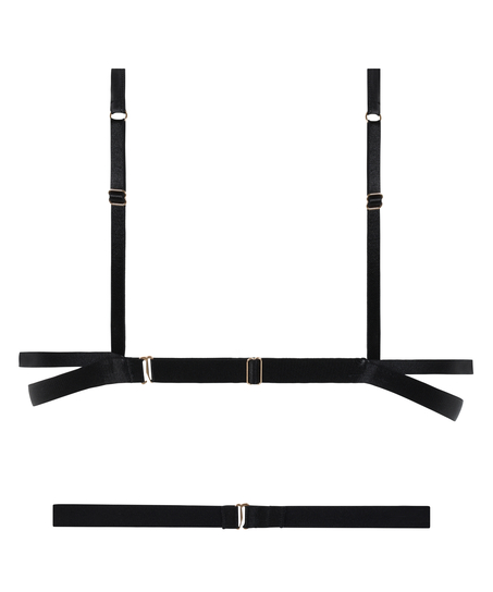 Brassière Nisha, Noir