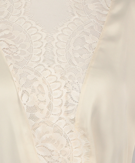 Kimono All Over Lace, Blanc