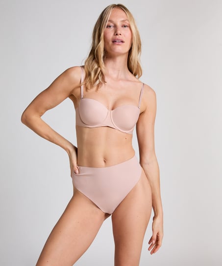 Soutien-gorge &agrave; armatures pr&eacute;form&eacute; sans bretelles Jane, Beige