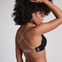 Soutien-gorge à armatures préformé push-up Transparant, Noir