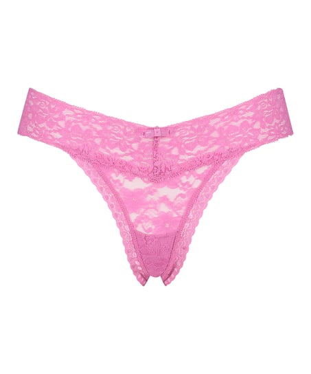 String en V taille extra basse, Rose