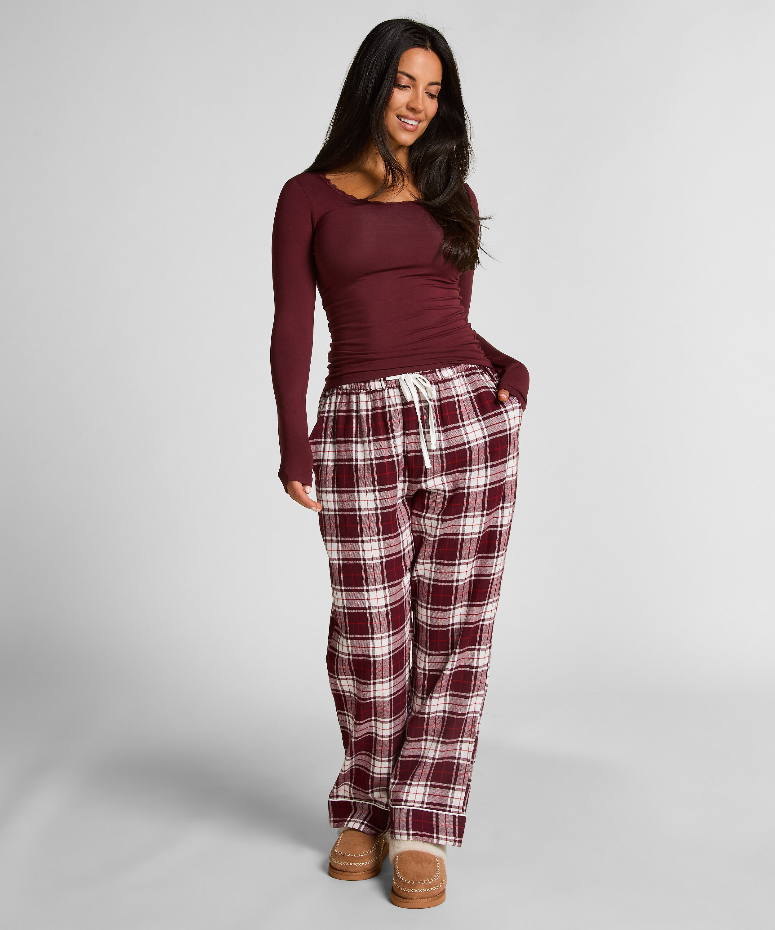 Petite pantalon de Pyjama Flanelle, Violet
