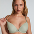 Soutien-gorge à armatures préformé Plunge, Vert