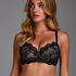 Soutien-gorge &agrave; armatures pr&eacute;form&eacute; Helena, Noir