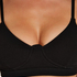 Brassière Rib Baddie, Noir