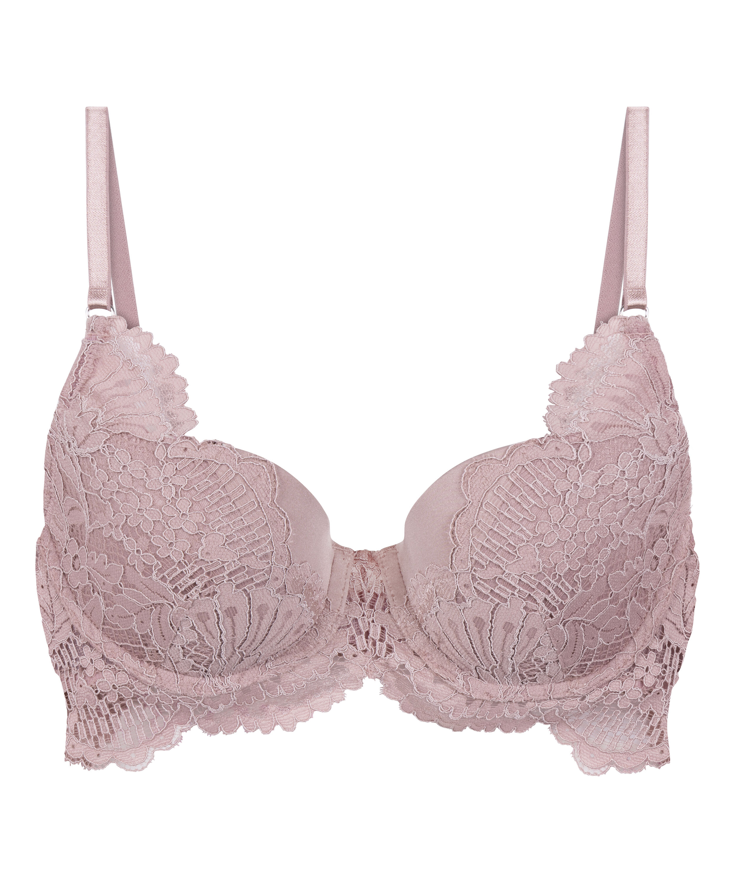 Soutien-gorge &agrave; armatures rembourr&eacute; longline Essie, Violet