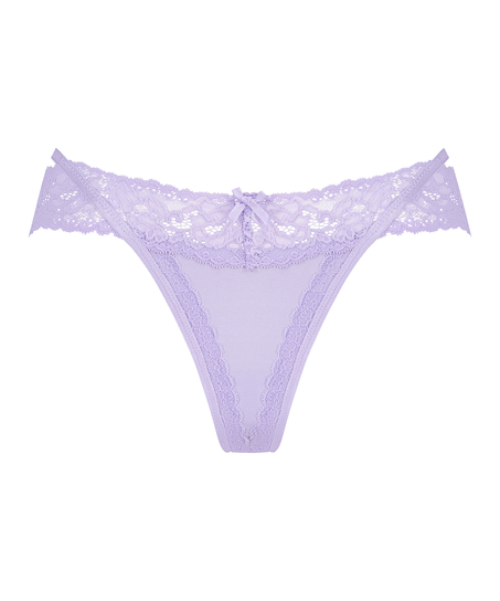 String en V taille très basse Elliena, Bleu