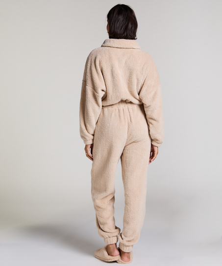 Combinaison Fleece, Beige