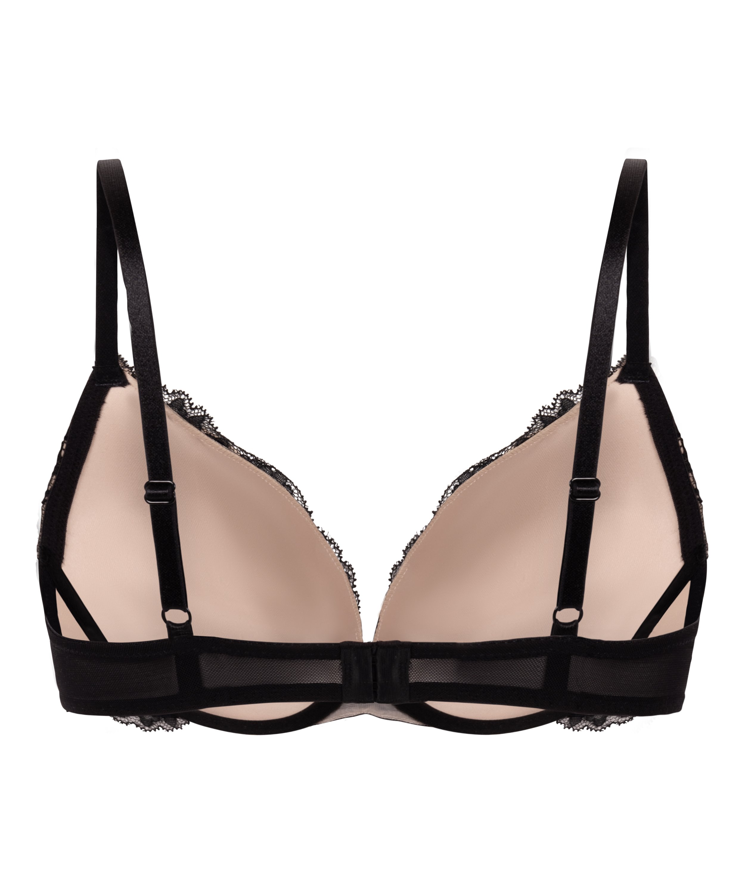 Soutien-gorge push-up &agrave; armatures pr&eacute;form&eacute; Teddy, Noir, main