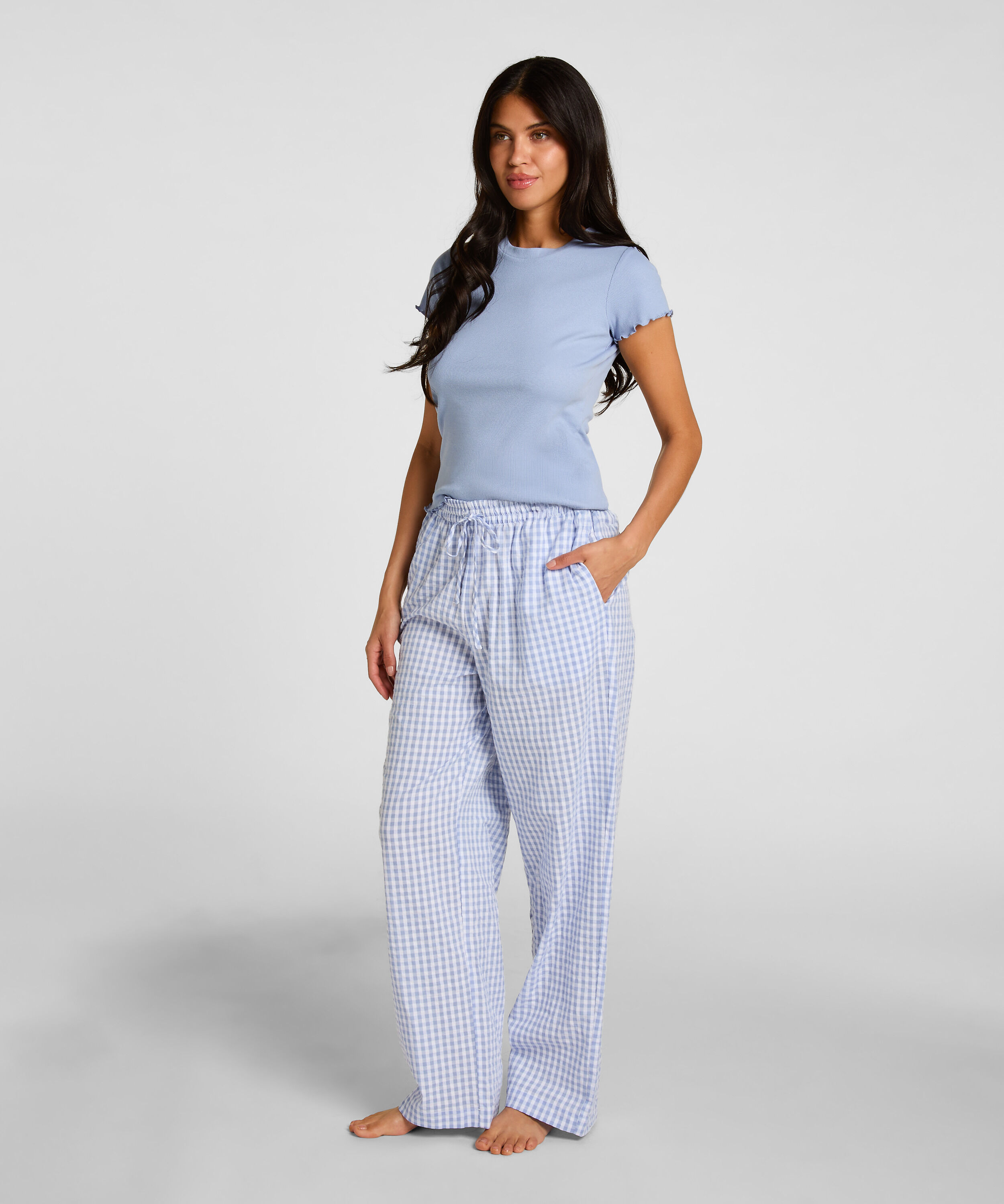 Pantalon de pyjama en Coton, Bleu Pantalon de pyjama en Coton, Bleu