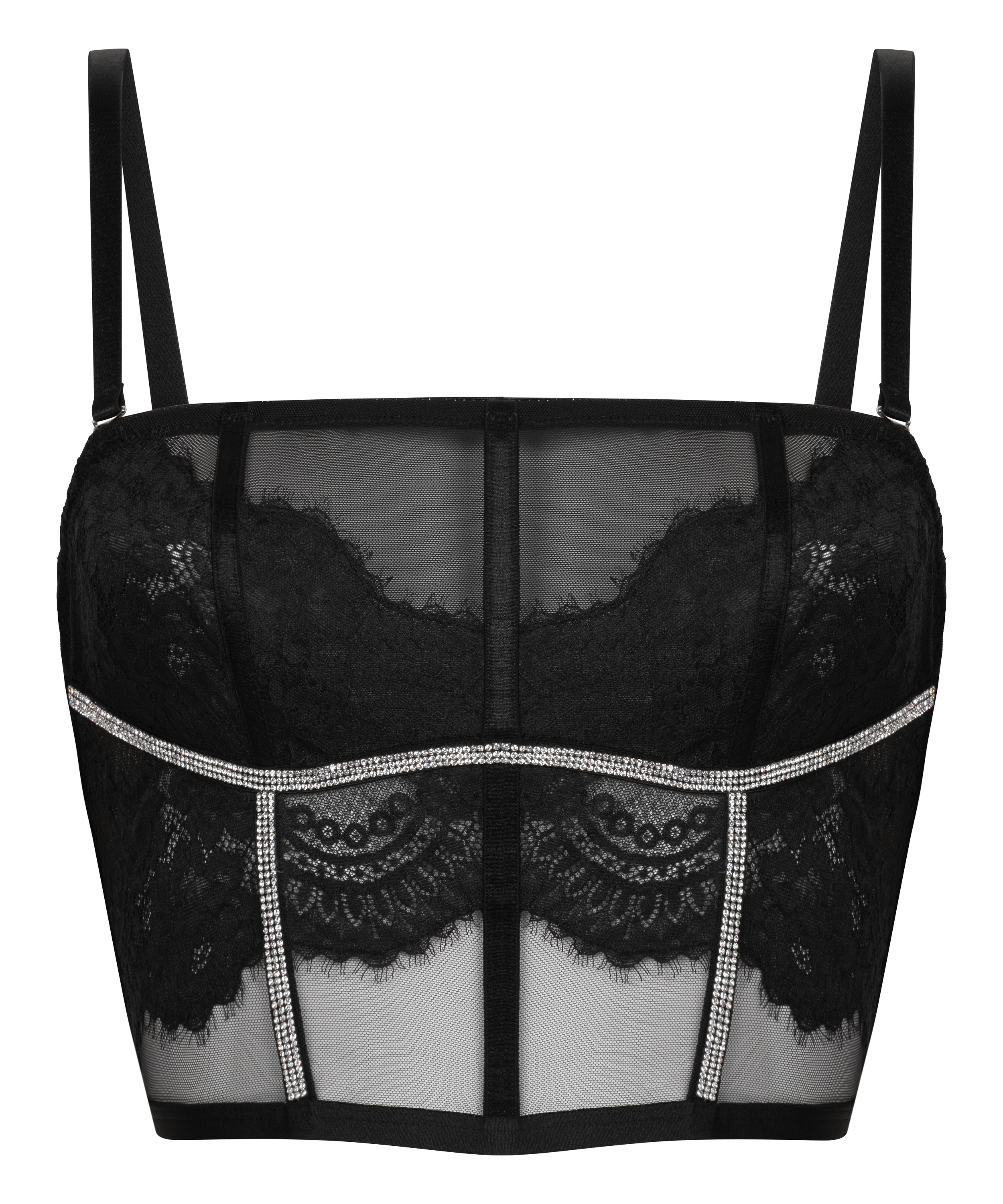 Bustier Odette, Noir, main