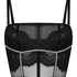 Bustier Odette, Noir
