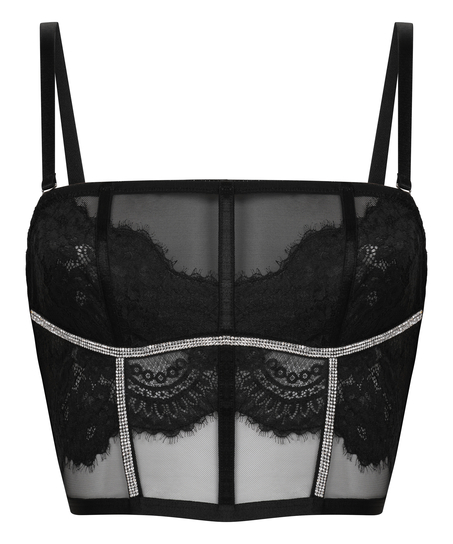Bustier Odette, Noir
