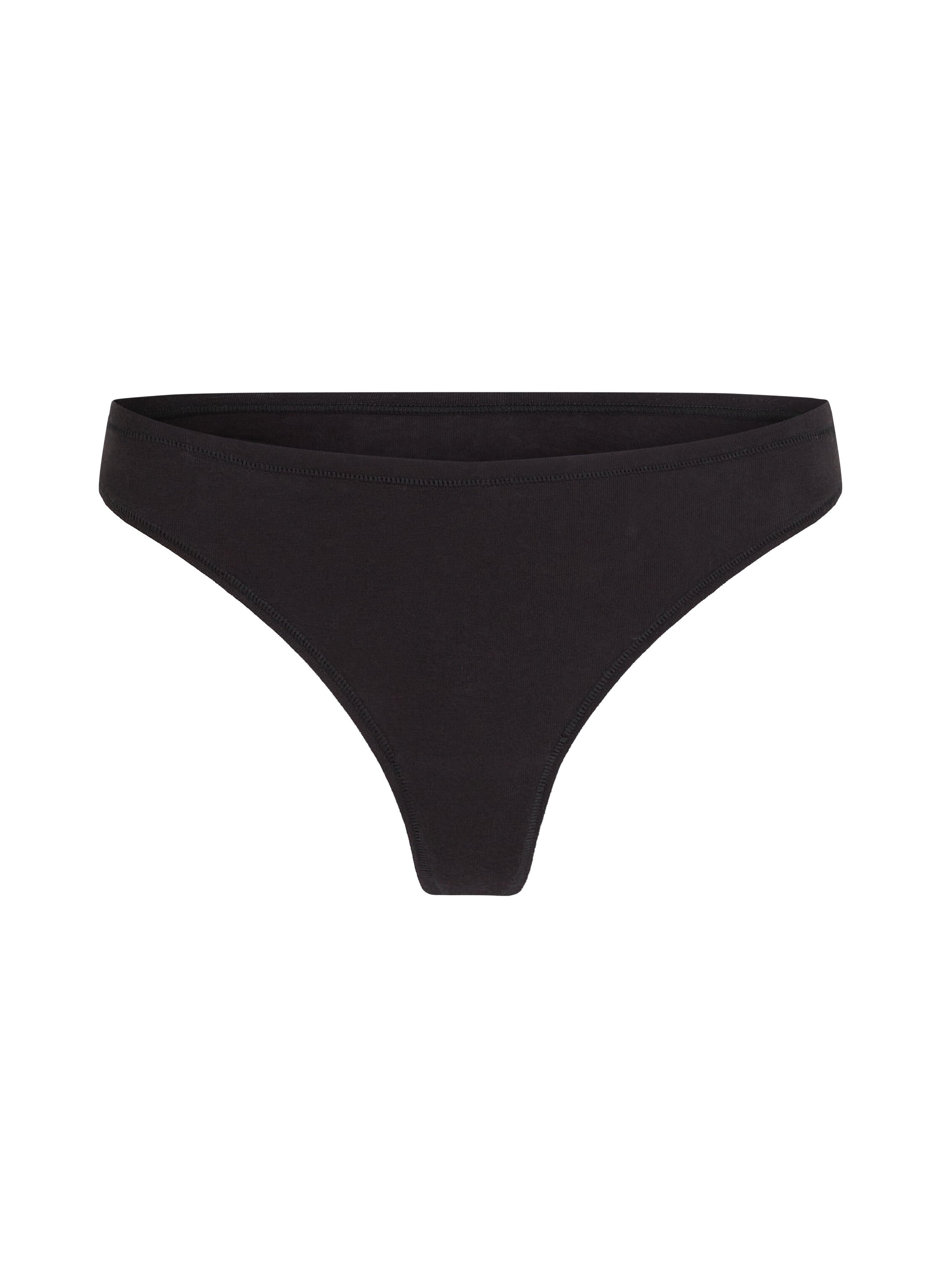 String en coton Kira, Noir