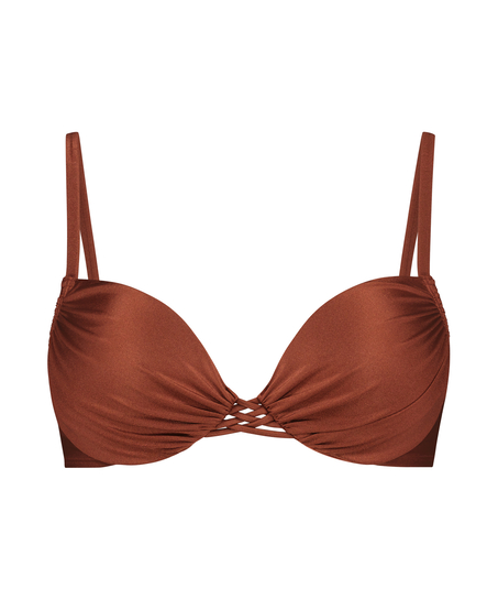 Haut de bikini pr&eacute;form&eacute; avec armatures Sahara, Rouge
