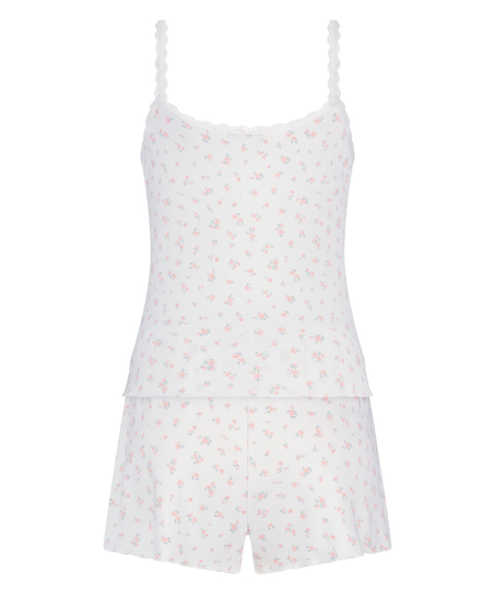 Ensemble pyjama côtelé, Rose