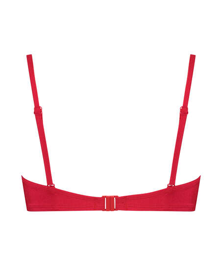 Haut de maillot de bain rembourr&eacute; &agrave; armatures Lola, Rouge