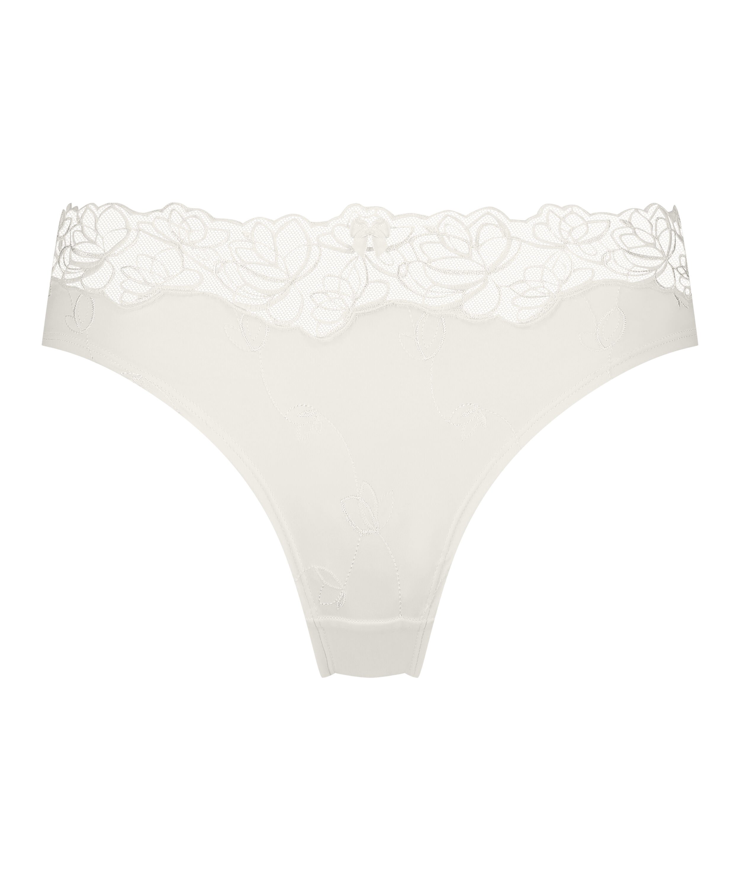 Slip br&eacute;silien Diva, Blanc