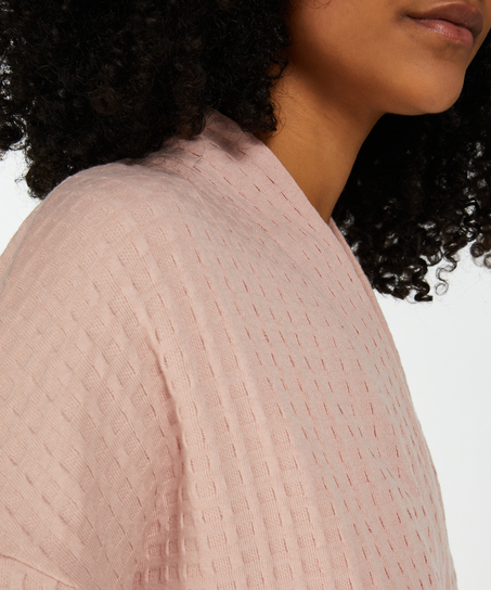 Peignoir Waffle, Rose