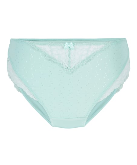 Slip taille haute Sophie, Bleu