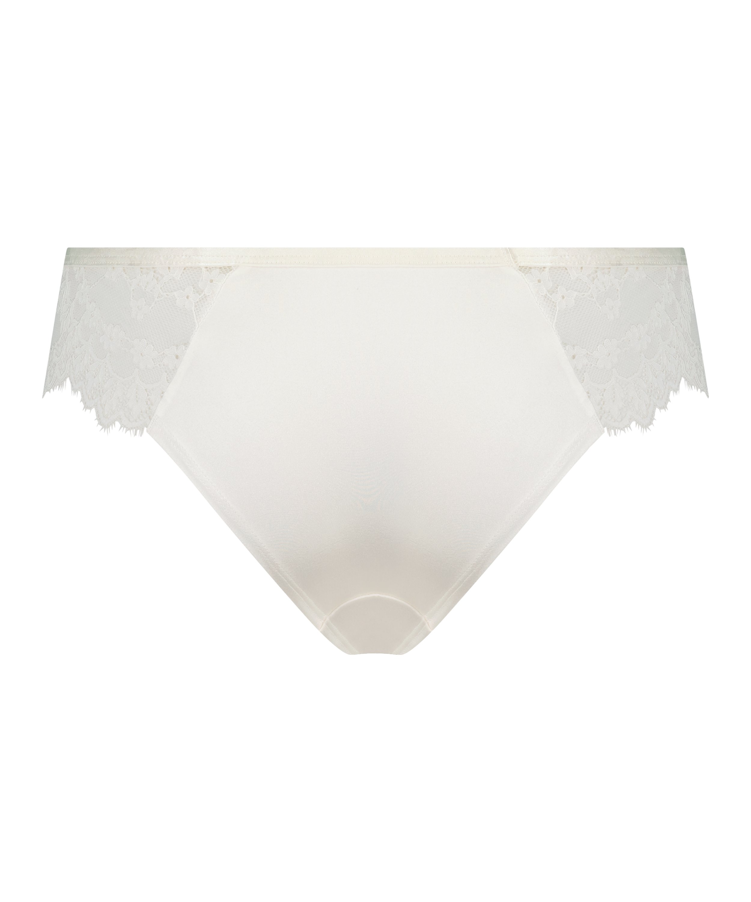 Slip brésilien Daisy, Blanc, main