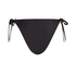 Slip de Bikini Échancrés Yucatan, Noir