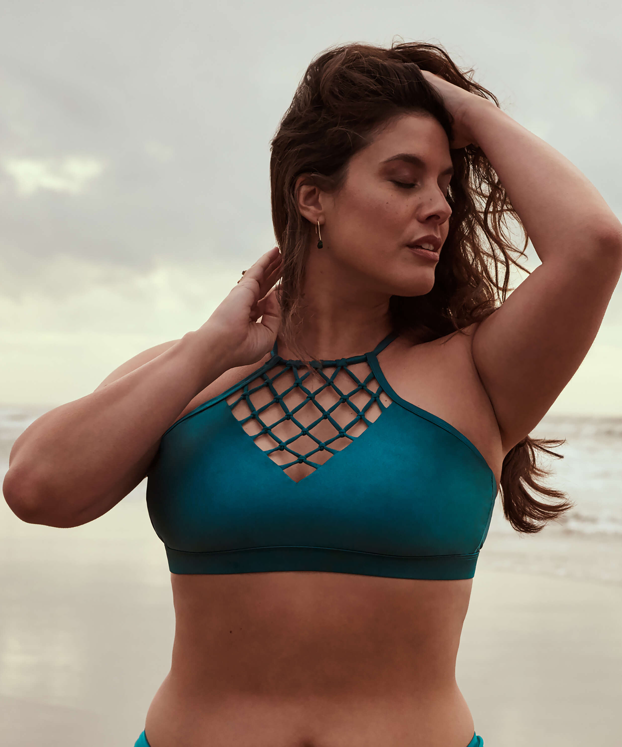 Haut de bikini Brokopondo I AM Danielle, Gris, main