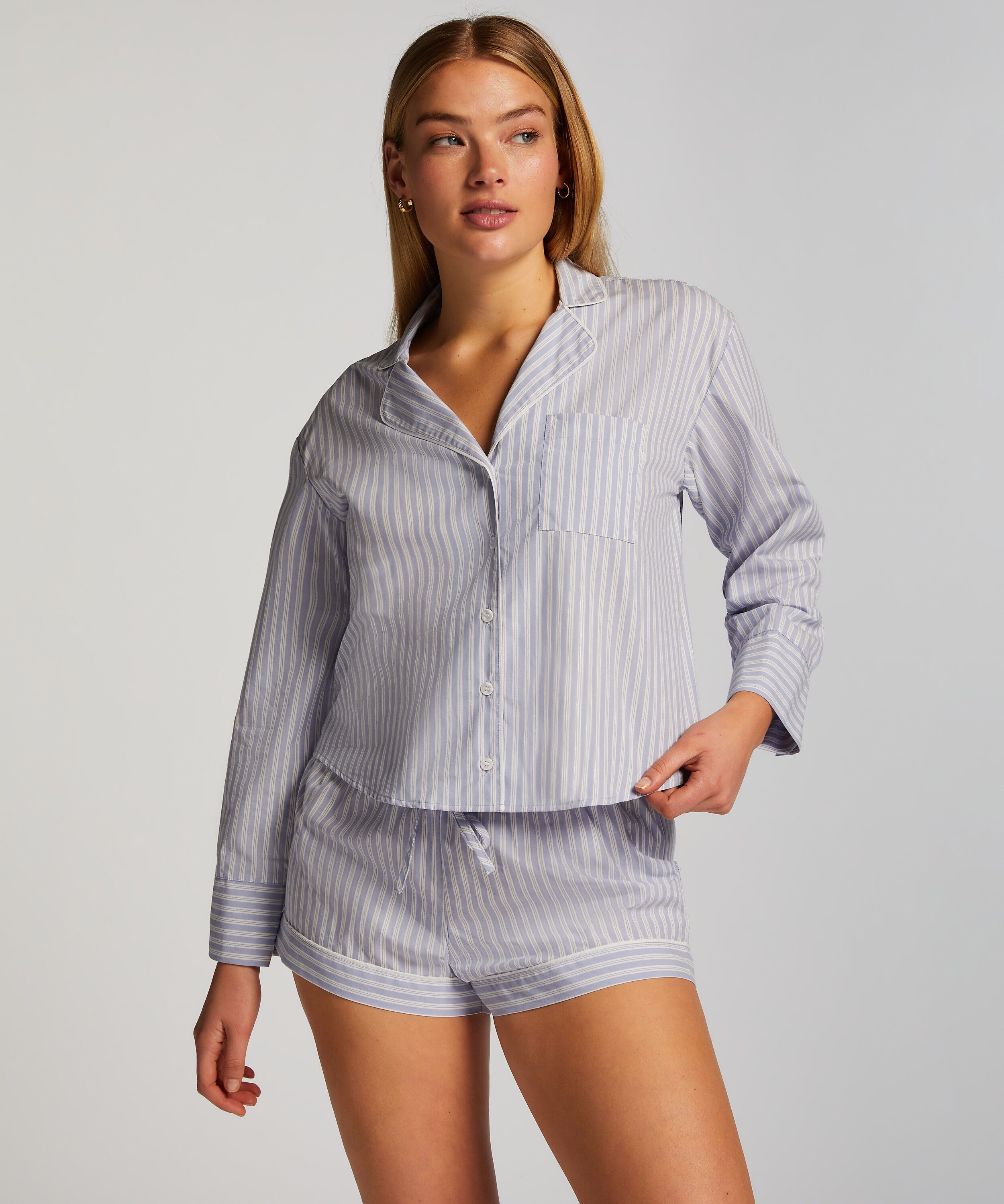 Short Coton, Bleu Short Coton, Bleu