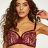 Soutien-gorge à armatures préformé Malika, Rouge