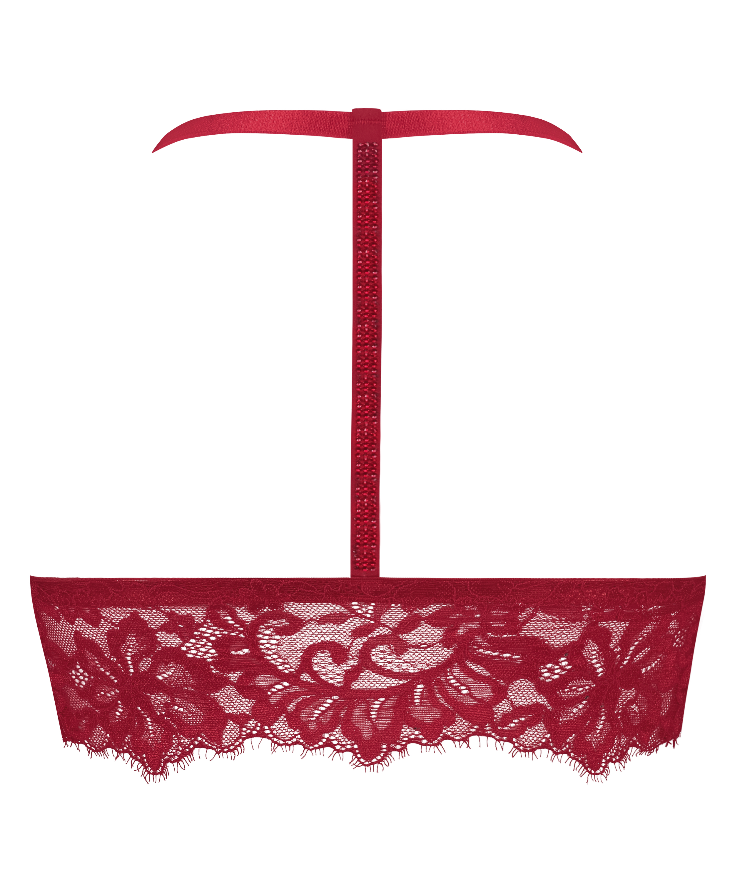 Brassière Charlotta, Rouge, main