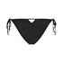 Bas de bikini Luna Cheeky, Noir