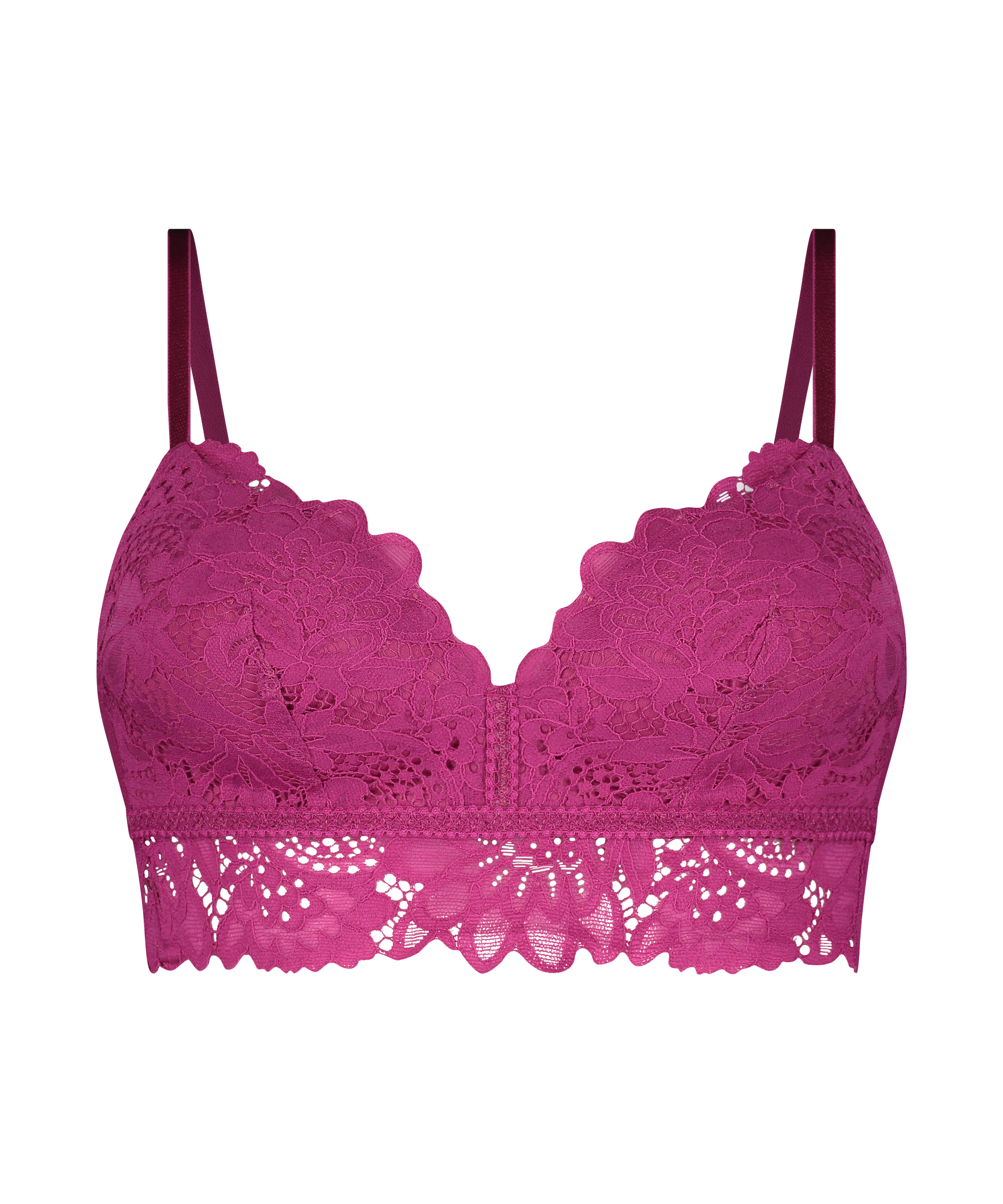 Soutien-gorge préformé sans armatures longline Shiloh, Rose, main