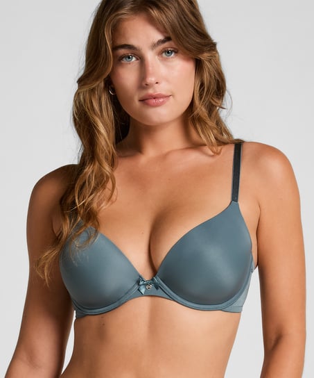 Soutien-gorge &agrave; armatures pr&eacute;form&eacute; Plunge, Bleu