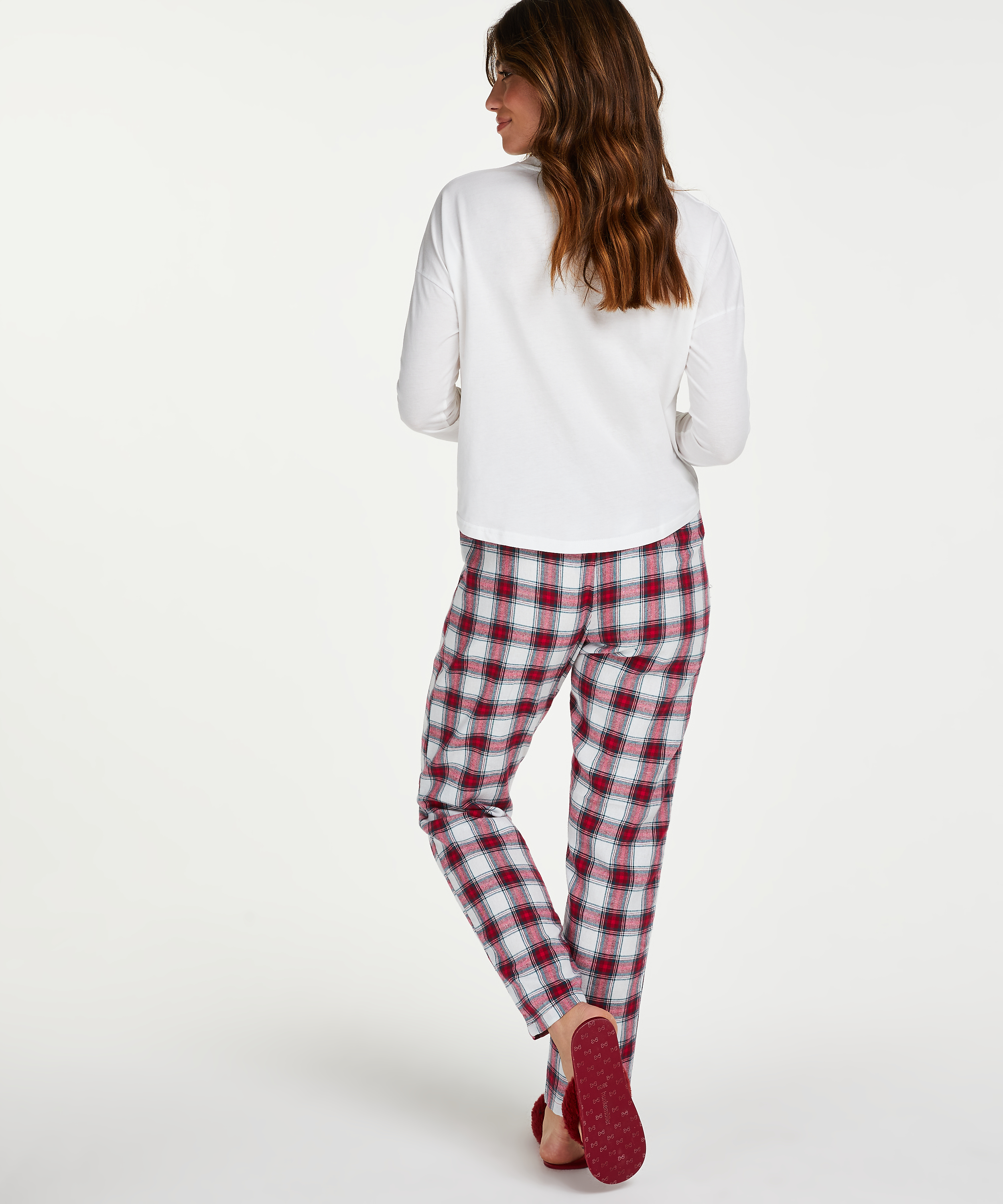 Ensemble pijama, Rouge, main