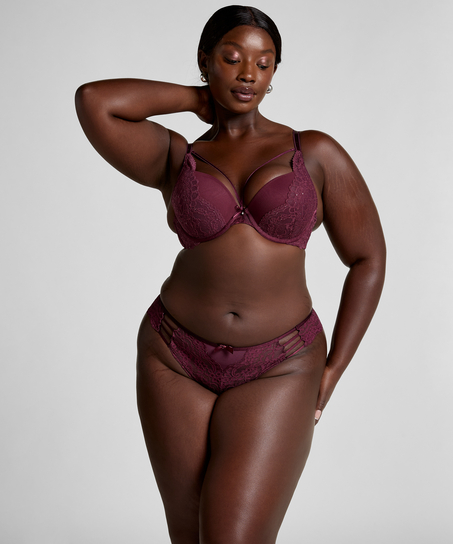 Soutien-gorge push-up à armatures préformé Isadora, Rouge