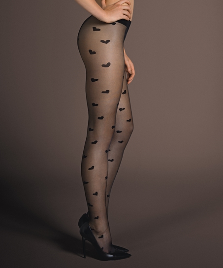 Tights Hearts, Noir