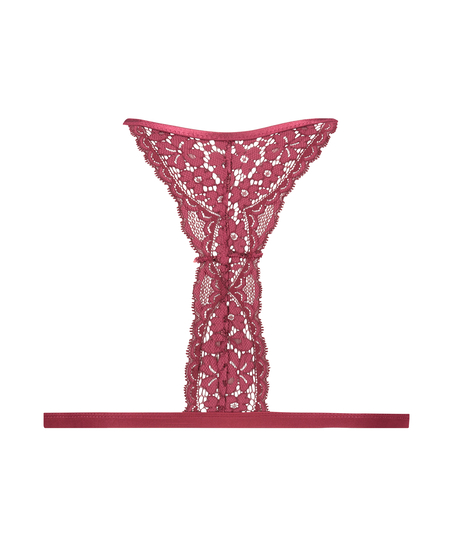 Brassi&egrave;re triangulaire moul&eacute;e Rose, Rouge