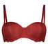 Soutien-gorge à armatures préformé sans bretelles Angie, Rouge