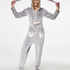 Onesie Fleece Novelty, Gris