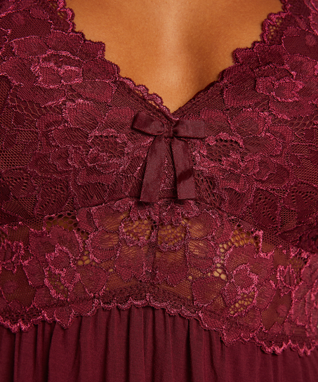 Nuisette Nora dentelle, Violet