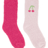 Lot de 2 Paires de Chaussettes Cosy, Rose