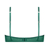 Soutien-gorge rembourré demi-bonnet à armatures longline Iggy, Vert