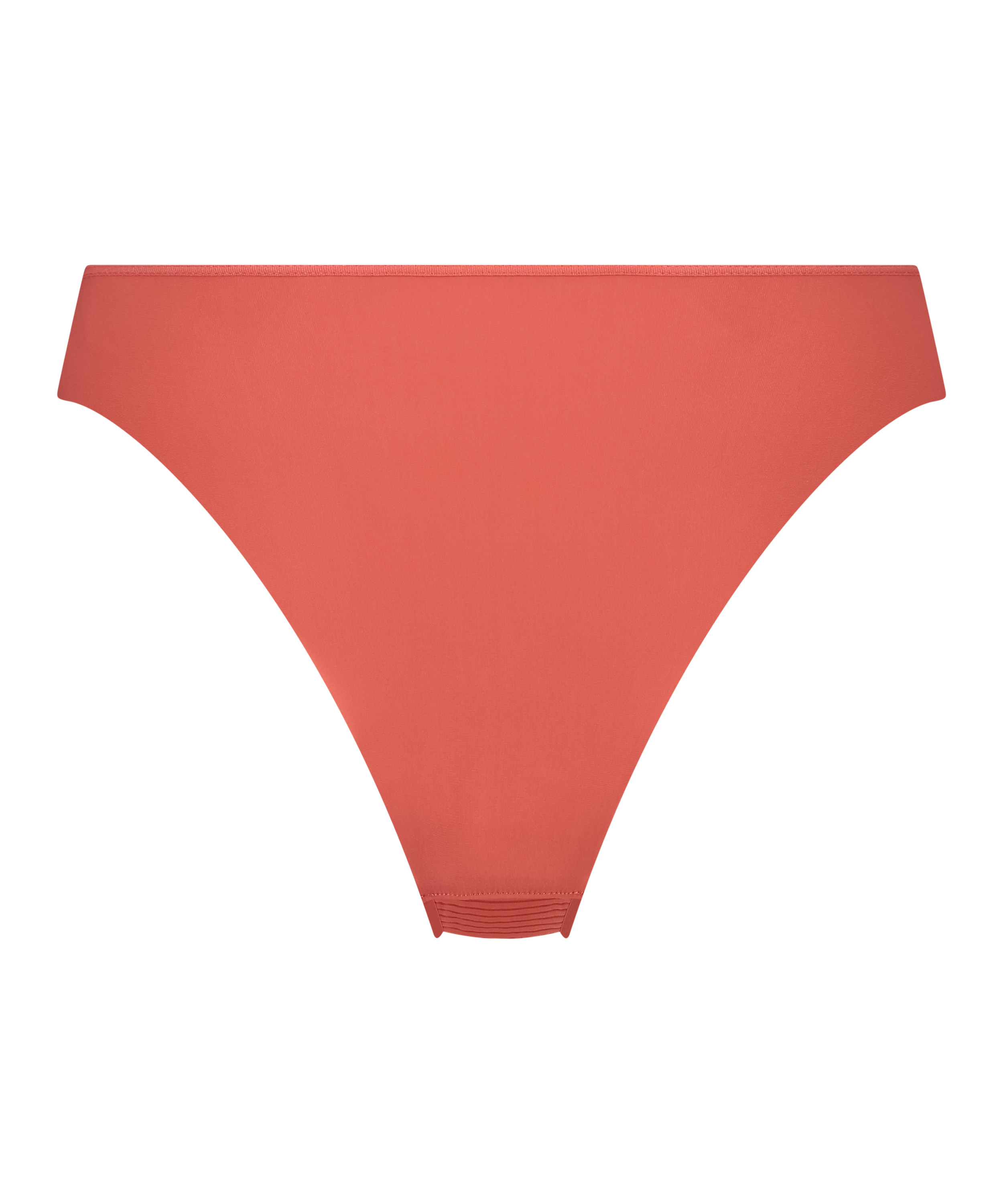 Slip brésilien invisible Stripe mesh, Rouge, main