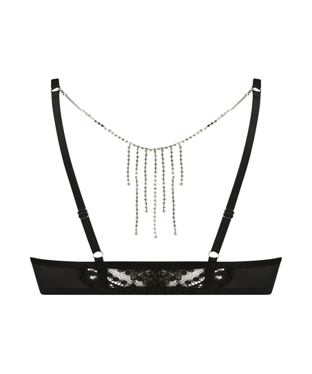 Soutien-gorge rembourré à armatures Samantha, Noir