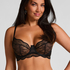 Soutien-gorge non-rembourré à armatures Isabelle, Noir