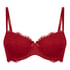 Soutien-gorge à armatures préformé Teddy, Rouge