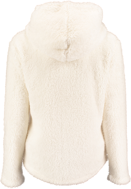 Jacket Ressy cardigown fleece, Blanc