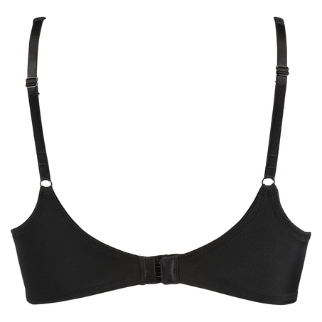 Soutien-gorge à armatures préformé Satin fleece, Noir
